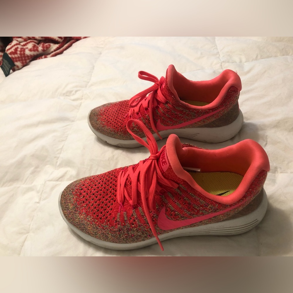 These are a fun summer sneaker in the color orange!